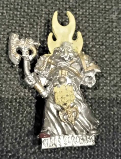 Gw Citadel Chaos Space Marine Sorcerer Warhammer 40k W40k Csm Metal Oop