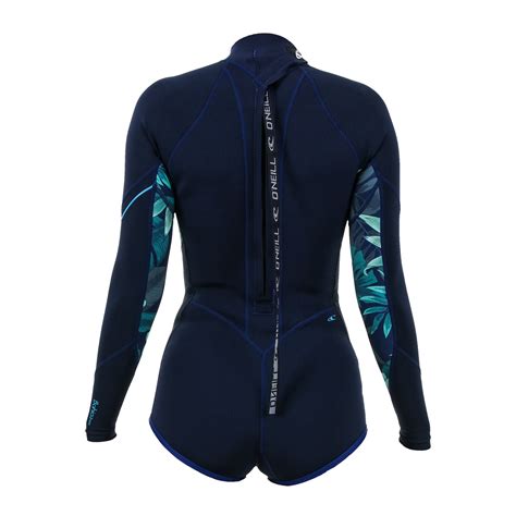Oneill Bahia 21mm Lsleeve Womens Shorty Wetsuit Sorted Surf Shop