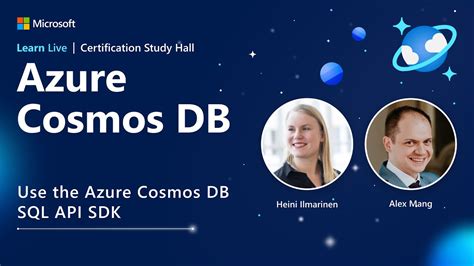 Learn Live Use The Azure Cosmos Db Sql Api Sdk Youtube