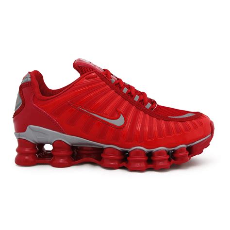 Nike Shox Tl 12 Molas Vermelha Loja Sk Calcados