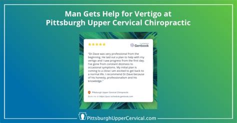 Man Gets Help For Vertigo At Pittsburgh Upper Cervical Chiropractic