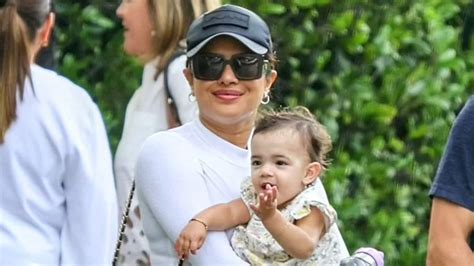 Priyanka Chopra Holds Daughter Malti In Her Arms As They Step Out In La Bollywood Hindustan