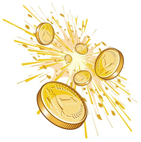 Falling Gold Coins Png