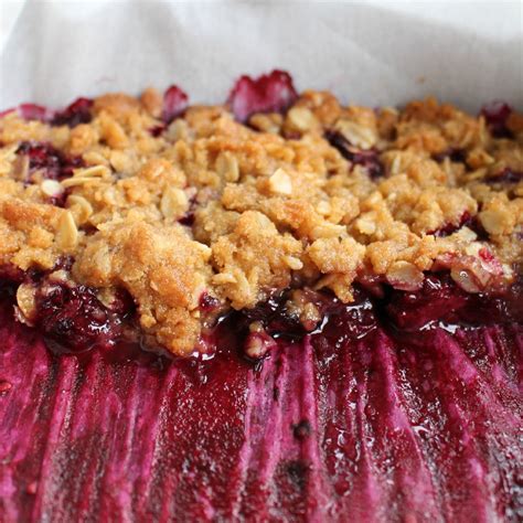 Easy Blackberry Crumble Recipe • Recipe For Perfection