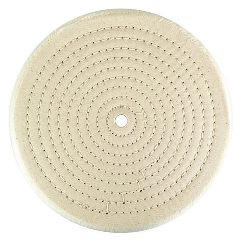 Aes Industries K 158 8 Cotton White Full Sew Buffing Wheel