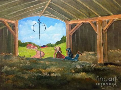The Hayloft Painting By Lee Piper Pixels