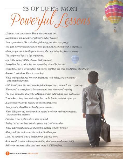 An Advertisement For The Powerful Lessons Program With A Man Walking