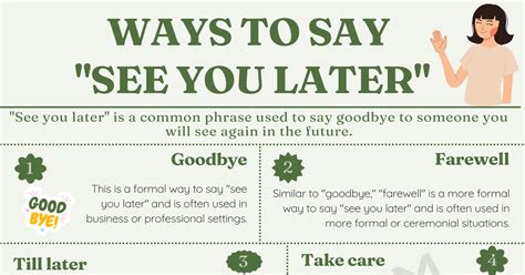 26 Creative Ways To Say See You Later In English • 7esl