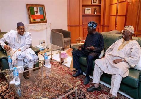 Akande Tinubu Hold Secret Talks With Buhari In State House Shortly