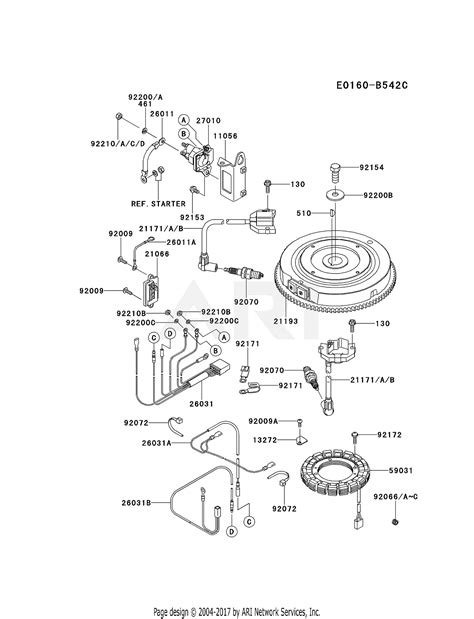 Kawasaki Fr691v Bs13 4 Stroke Engine Fr691v Parts Diagram For Electric