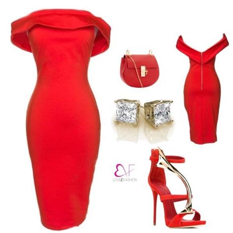 Dresses Fashion Red Outfits For Women Classy Outfits
