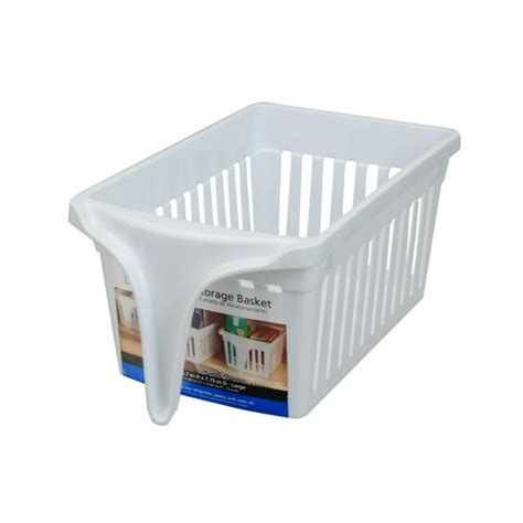Mainstays Storage Basket With Handle Large White