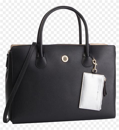 Tommy Hilfiger Charming Tommy Work Bag For Women Blackwarm Handbag
