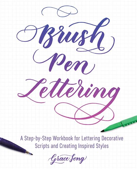 Brush Pen Lettering Book By Grace Song Official Publisher Page