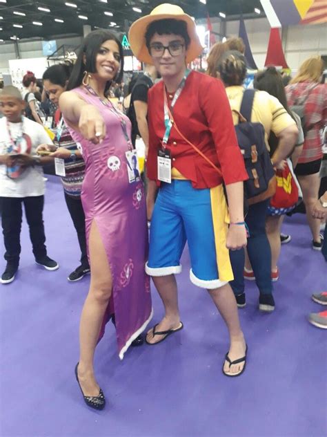 Boa Hancock And Luffy Luffy Sari Cosplay Fashion Saree Moda