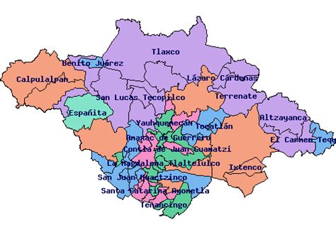 Mapa de tlaxcala, estarás completamente informado acerca de la ubicación y distancia de los lugares de interés que se encuentren más cerca en tlaxcala. Localización, Mapa y Municipios - Estado de Tlaxcala 6Rh2M
