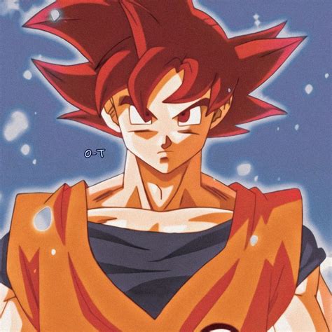 Goku Ssj God Icon Anime Icons Personagens De Anime Anime Anime
