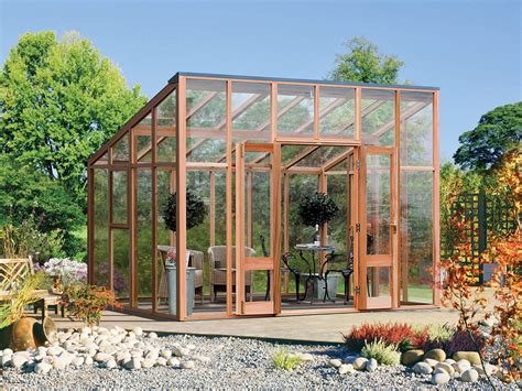 The Classic Vision Glass House Garden Backyard Greenhouse Modern