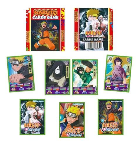 Naruto Shippuden 200 Cartinhas 50 Envelope Cards Carta Mercadolivre