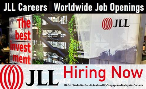 Jll Jobs Uae Ksa Singapore Malaysia India Canada Uk Usa Philippines