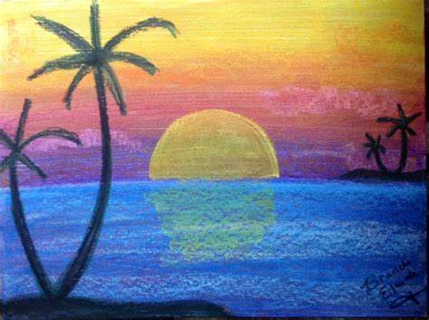 1560x1164 Oil Pastel Drawings Drawn Sunset Oil Pastel Drawing Sunset