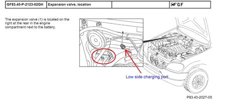 I can see the high low pressure so easily, but i just could not locate the low one. A/C R-134a Refrigerant Charging - MBWorld.org Forums