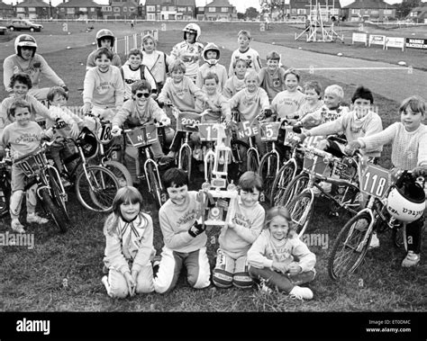 Proud As Punch These Tv Star Bmx Riders Show Off Their Latest Trophy 20th August 1986 The