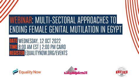 Multi Sectoral Approaches To Ending Female Genital Mutilation In Egypt Equality Now