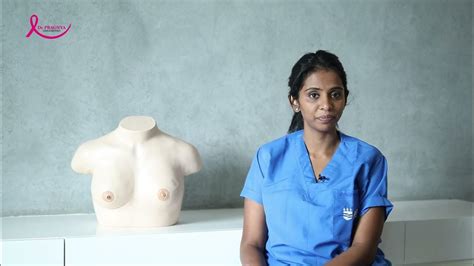 breast self examination procedure dr pragnya breast cancer awareness youtube