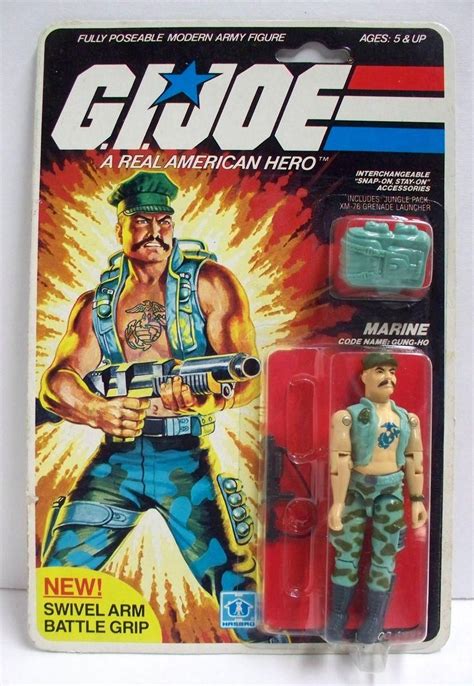 The Action Figure Of Gung Ho A Marine From The Gijoe Line Of Toys