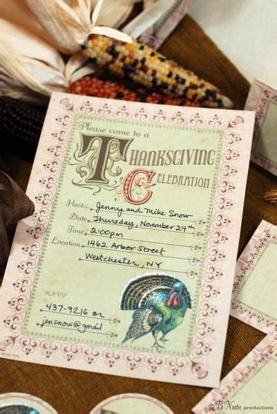 Free Thanksgiving Printables From Bnute Productions Catch My Party