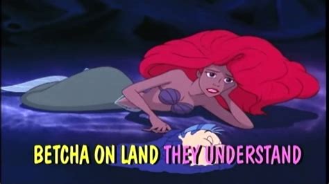 The Little Mermaid Part Of Your World Sing Along Song With Lyrics Disney Youtube Music