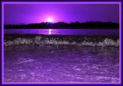 Purple Sunset Purple Sunset Purple Art Scenery Background