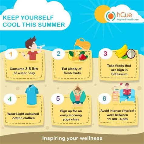 Keep Yourself Cool This Summer Inspiring Wellness Myhcue Colored