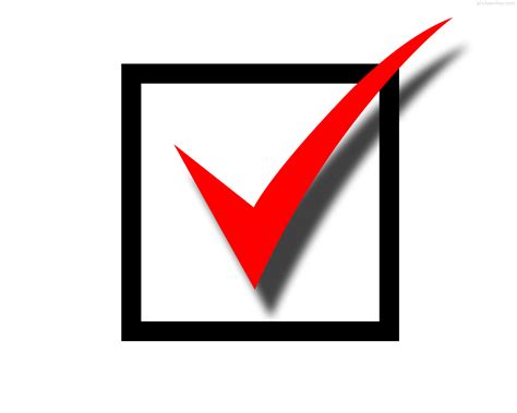 Checked Symbol Clipart Best