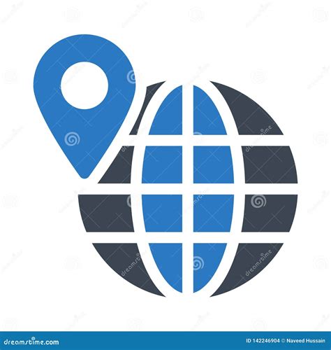Map Glyph Color Flat Vector Icon Stock Illustration Illustration Of