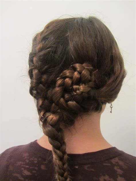 Lay it across the entire width of your head. Hair Tutorial: Double Wrapped Braided Up-Do - Summer's ...