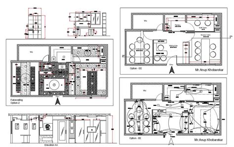 Small Office Interior Design Autocad File Cadbull