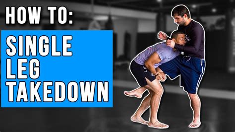 How To Single Leg Takedown In Bjj And Wrestling Shot Or Snatch Youtube