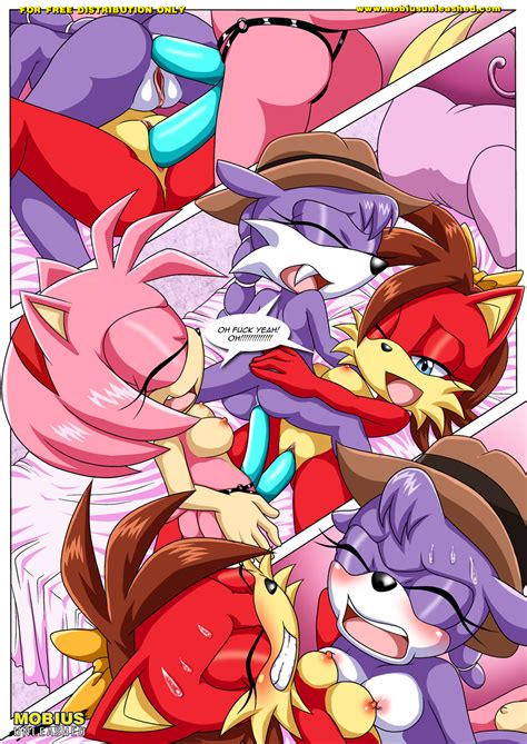 Rule 34 Amy Rose Anal Anal Sex Ass Bbmbbf Bed Breasts Comic Dildo