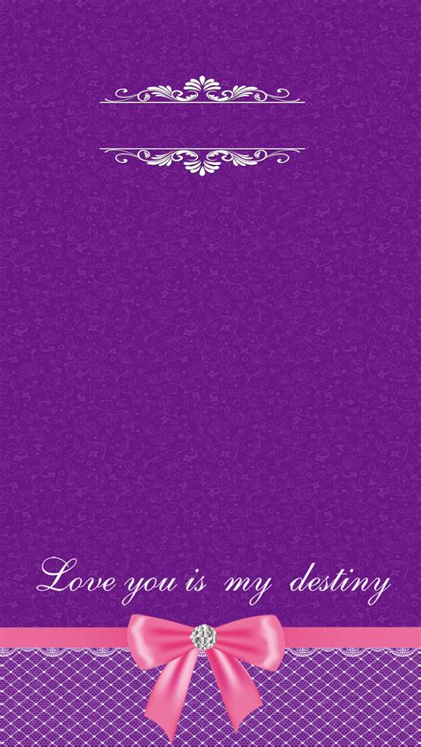Purple Wedding Lace Pattern H5 Background Material Wedding Invitation