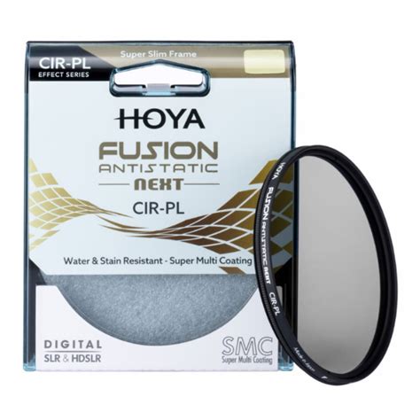 Hoya 49mm Fusion Antistatic Next Circular Polariser Filter Fat49cpl C