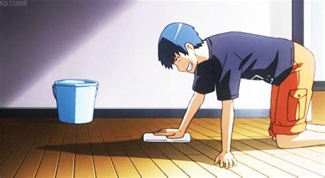 I Love It When He Goes Crazy When Hes Cleaning Toradora Anime Tsundere