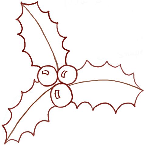 How to Draw Christmas Holly with Easy Tutorial - How to ... A crossword to practise christmas vocabulary.