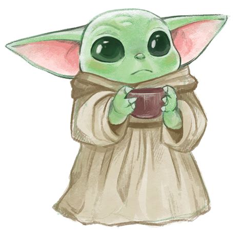 How To Draw Baby Yoda Step By Step Cute Cindy Bou Bruidstaart