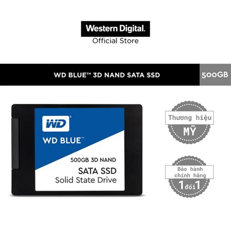 Ổ Cứng Ssd Wd Blue 3d Nand 500gb Wd Wds500g2b0a 25 Inch Shopee Việt Nam