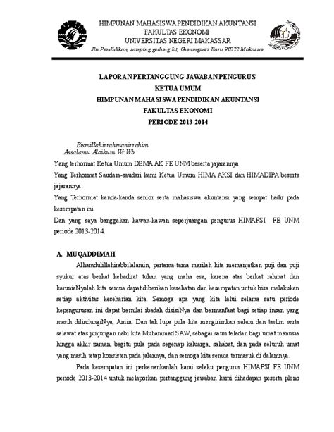 Maybe you would like to learn more about one of these? Contoh Surat Pengantar Laporan Pertanggungjawaban