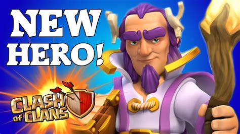Dragon king should be a hero and wrestler should be a troops. NEW HERO GAMEPLAY!! "GRAND WARDEN" | Clash Of Clans New ...