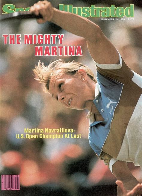 Usa Martina Navratilova 1983 Us Open Sports Illustrated Cover By Sports Illustrated