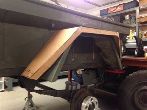 Designing Custom Made Fenders For Our Trailer Projects Military Design